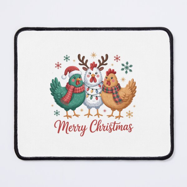 Item preview, Merry Chickmas Chicken Christmas designed and sold by PunkNation-Arts.