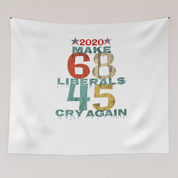 Item preview, Funny Trump 2020 Support 68 45 Make Liberals Cry Again! designed and sold by solosholdings.