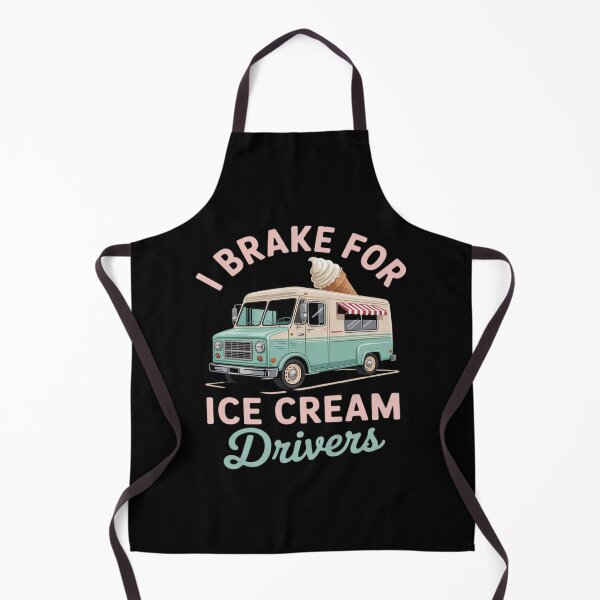 Item preview, I Brake For Ice Cream Cartoon Truck Driver designed and sold by Rotasiin.