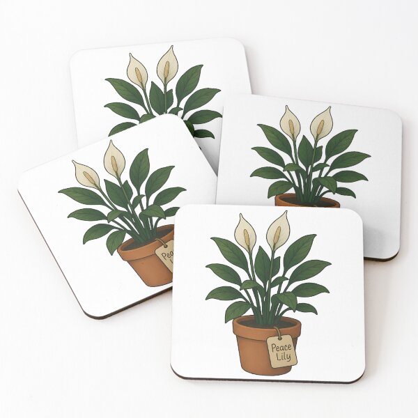 Item preview, Elegant Potted Peace Lily Houseplant Botanical Decor designed and sold by k3rstman1.