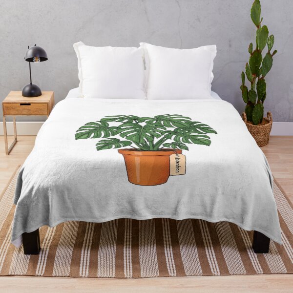 Item preview, Potted Monstera Deliciosa Houseplant Botanical Illustration designed and sold by k3rstman1.