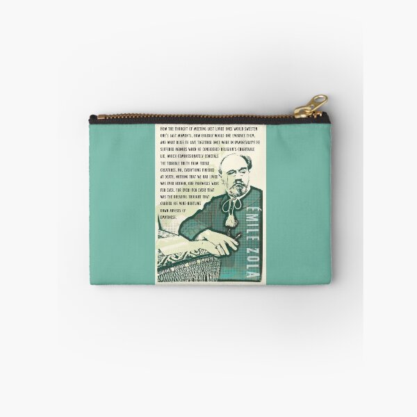 Item preview, Émile Zola quote: How the thought of meeting lost loved ones would sweeten one’s last moments, how eagerly would one embrace them,  designed and sold by artbleed.