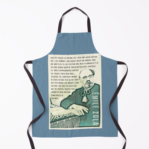 Item preview, Émile Zola quote: How the thought of meeting lost loved ones would sweeten one’s last moments, how eagerly would one embrace them,  designed and sold by artbleed.