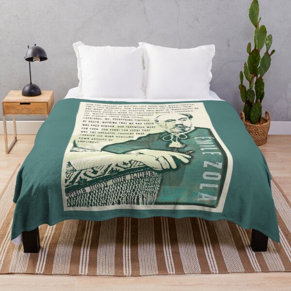 Item preview, Émile Zola quote: How the thought of meeting lost loved ones would sweeten one’s last moments, how eagerly would one embrace them,  designed and sold by artbleed.