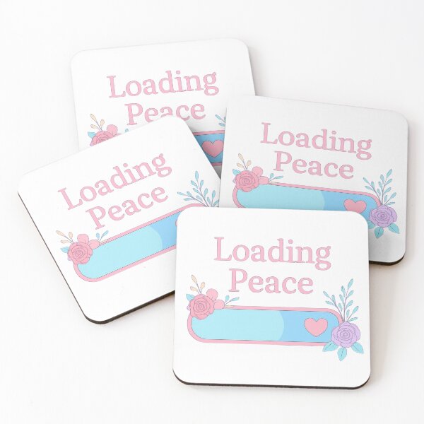 Item preview, Loading Peace Pastel Floral Bar • Soft Calm Aesthetic for Self-Care & Mindful Living designed and sold by SirensSageStone.