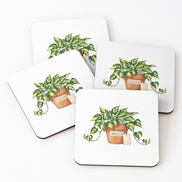 Item preview, Potted Golden Pothos Houseplant Illustration designed and sold by k3rstman1.