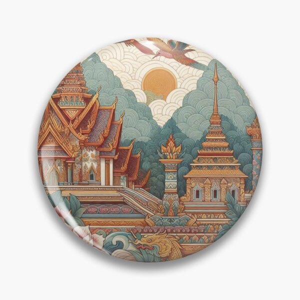Item preview, Thai art pattern  designed and sold by Boru-Atisuto.