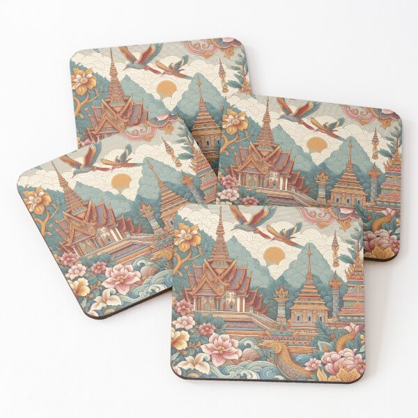 Item preview, Thai art pattern  designed and sold by Boru-Atisuto.