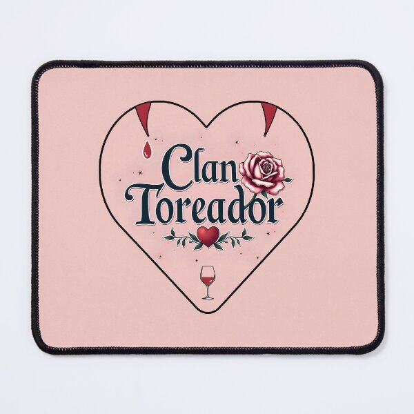 Item preview, Toreador Bloodline Clan Fan - Vampire, the Masquerade Inspired Gothic Gaming Heart Design designed and sold by SlightlyUnreal.