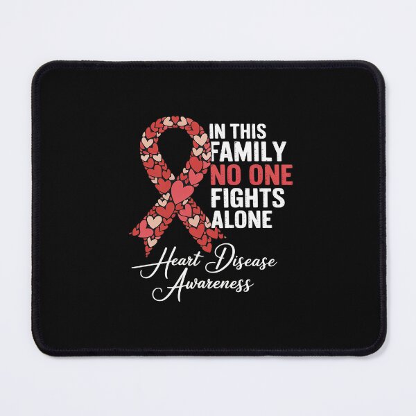 Item preview, In This Family No One Fights Alone Heart Disease Awareness designed and sold by khorbiasieno.