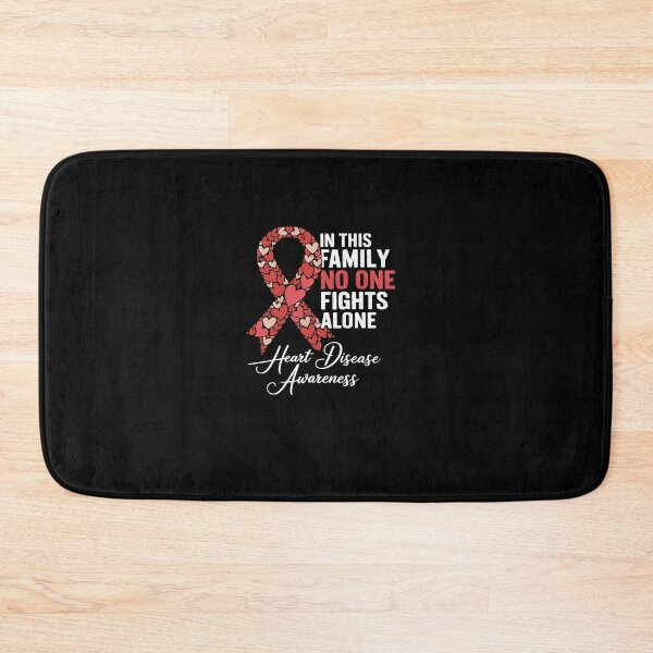 Item preview, In This Family No One Fights Alone Heart Disease Awareness designed and sold by khorbiasieno.