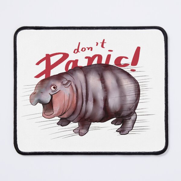 Item preview, Panic Moodeng hippo designed and sold by popera.