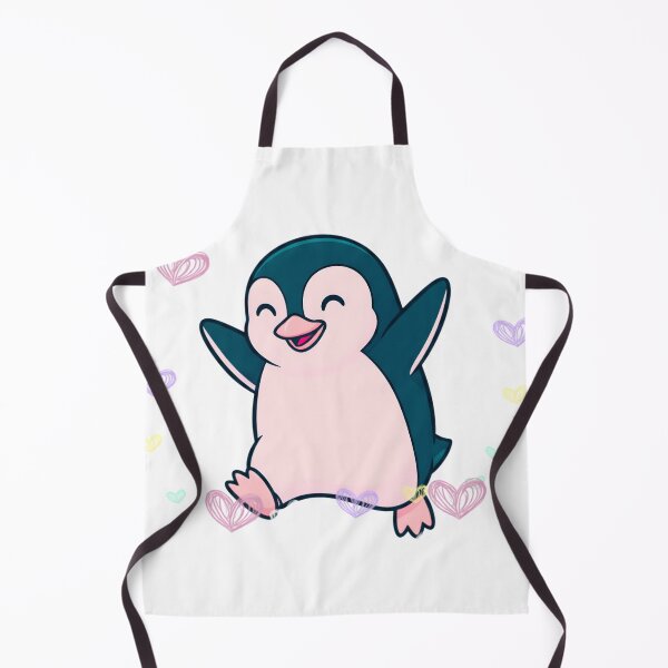 Item preview, Cute Happy Penguin | Kawaii Penguin With Colorful Hearts designed and sold by Pandastore14.