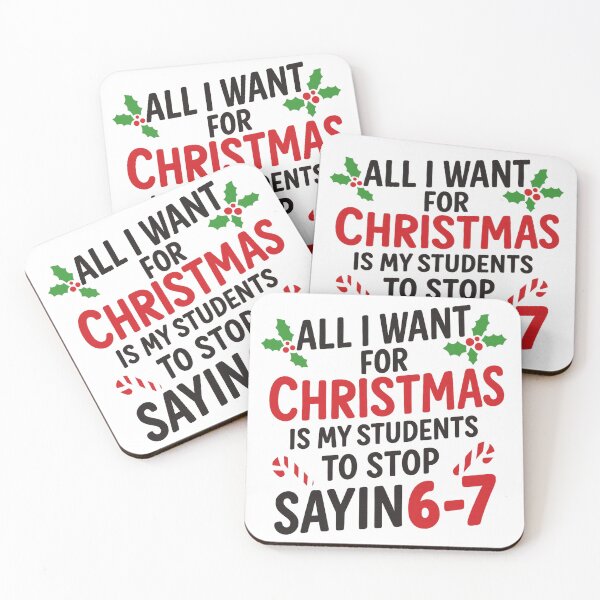 Item preview, Students Saying 6-7 | 67 Six Seven Funny Teacher Christmas Design designed and sold by sssweetness.