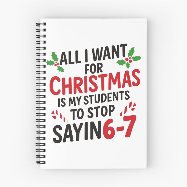 Item preview, Students Saying 6-7 | 67 Six Seven Funny Teacher Christmas Design designed and sold by sssweetness.