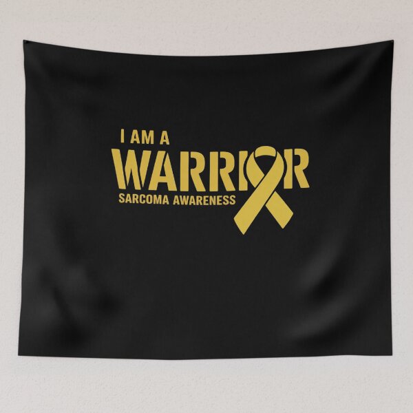Item preview, I am a Warrior Sarcoma Awareness designed and sold by MinaReinger.