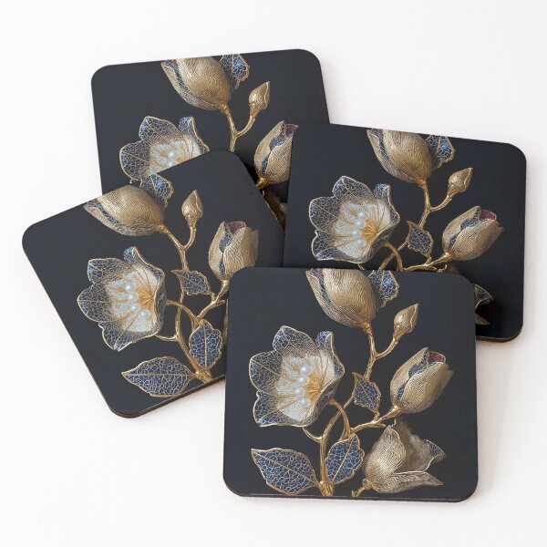 Item preview, Gilded Blossom designed and sold by ArgentoArt.