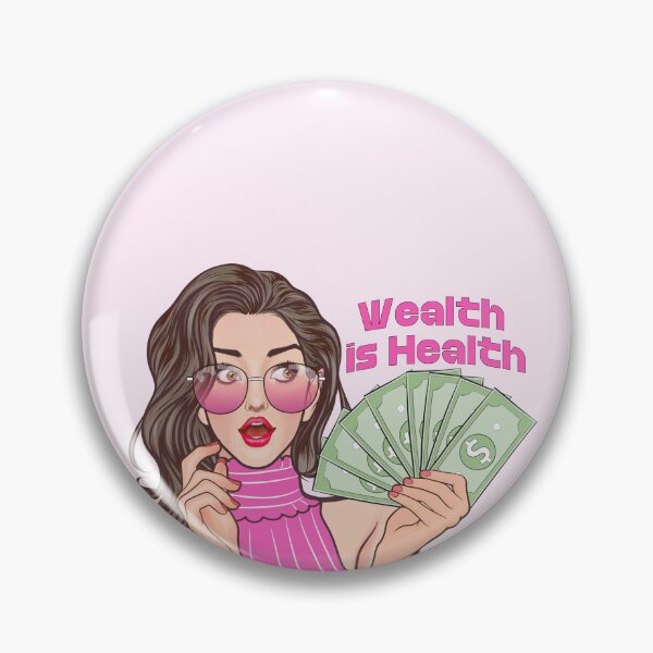 Item preview, Wealth is Health designed and sold by YooGlowe.