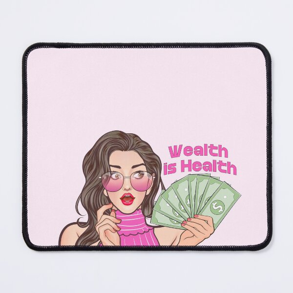 Item preview, Wealth is Health designed and sold by YooGlowe.