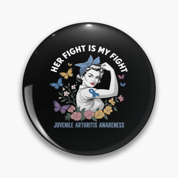 Item preview, Her Fight Is My Fight Juvenile Arthritis Awareness designed and sold by VasilisLamArt.