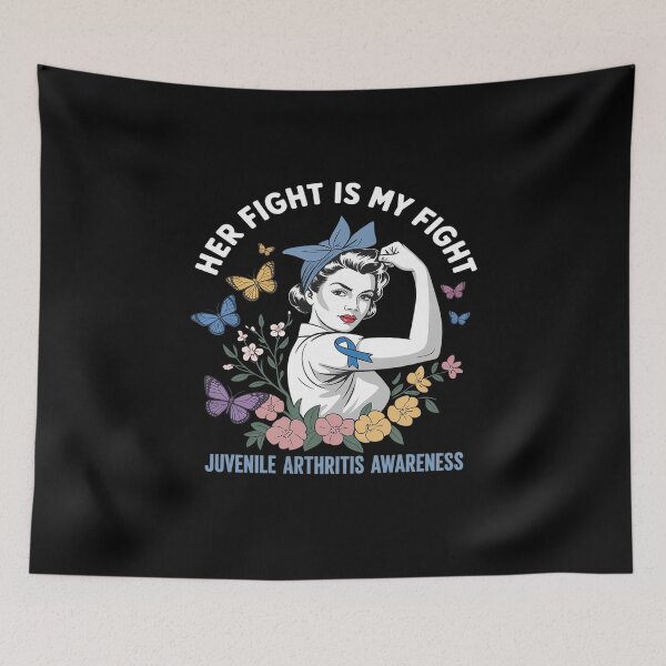 Item preview, Her Fight Is My Fight Juvenile Arthritis Awareness designed and sold by VasilisLamArt.