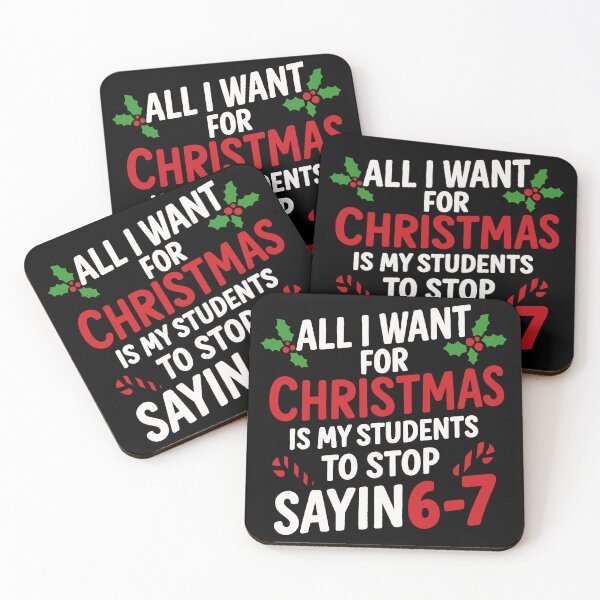 Item preview, Students Saying 6-7 | 67 Six Seven Funny Teacher Christmas Design designed and sold by sssweetness.