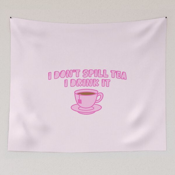 Item preview, Drinking Tea in a Pink Teacup designed and sold by YooGlowe.