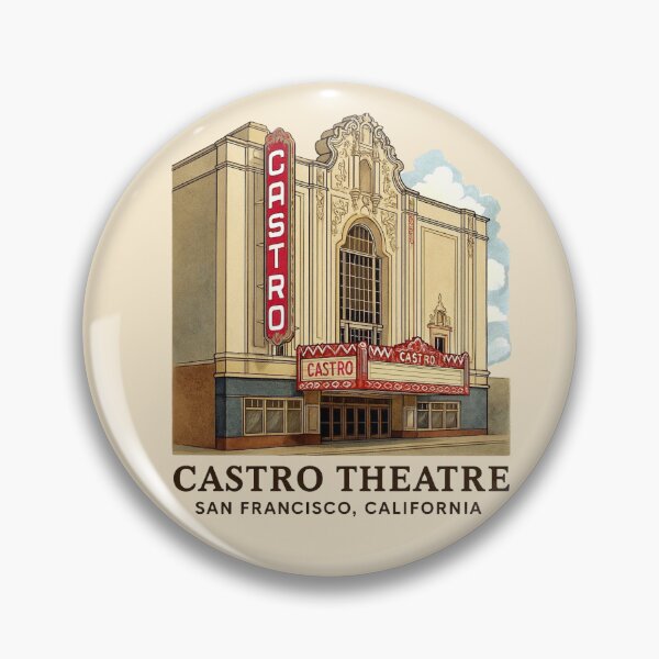 Item preview, Castro Theatre - San Francisco, California designed and sold by Myra365Art.