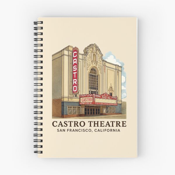 Item preview, Castro Theatre - San Francisco, California designed and sold by Myra365Art.