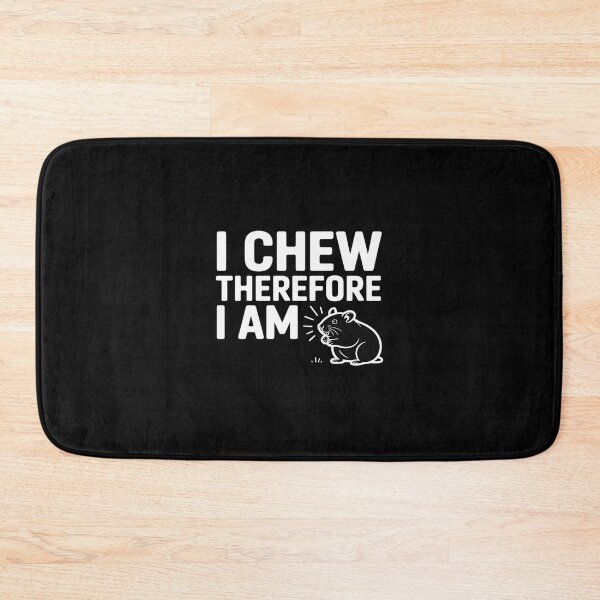 Item preview, I Chew Therefore I Am Funny Gerbil Breeding Gerbil Parents designed and sold by TechnicalSara.