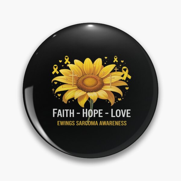 Item preview, Faith Hope Love Sunflower Ewings Sarcoma Awareness designed and sold by AmparoBoyle.