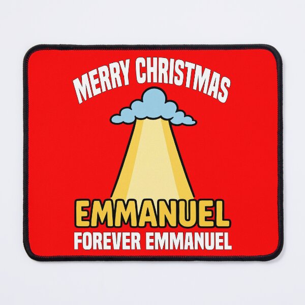 Item preview, MERRY CHRISTMAS - FOREVER EMMANUEL | Christian Faith Christmas | Holy Name Holiday Design designed and sold by KEF Custom.