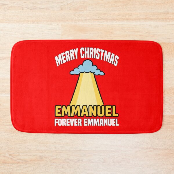 Item preview, MERRY CHRISTMAS - FOREVER EMMANUEL | Christian Faith Christmas | Holy Name Holiday Design designed and sold by KEF Custom.