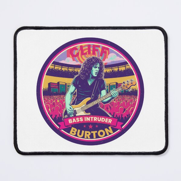 Item preview, Cliff Bass Intruder Burton Retro Concert Art designed and sold by GenzShoppingHub.