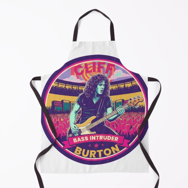 Item preview, Cliff Bass Intruder Burton Retro Concert Art designed and sold by GenzShoppingHub.