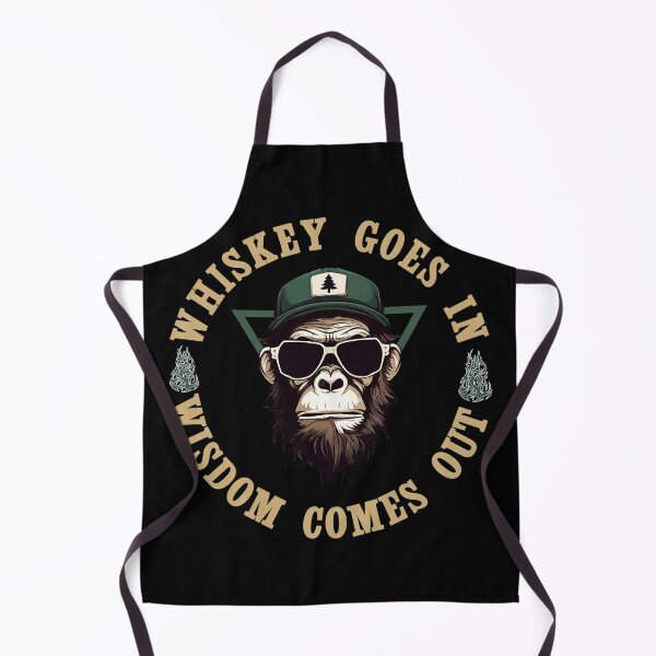 Item preview, Whiskey Wisdom Funny Gorilla Design designed and sold by LarryMBrown.