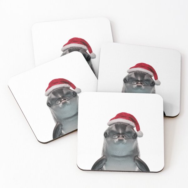 Item preview, Festive Vaquita in Santa Hat designed and sold by LazyOwlStore.