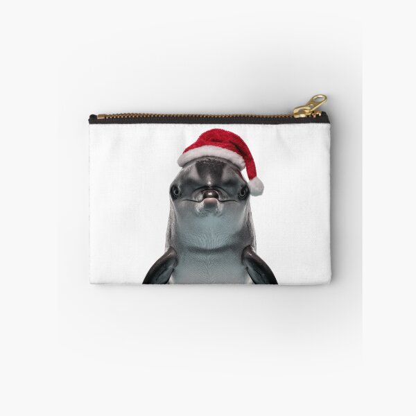 Item preview, Festive Vaquita in Santa Hat designed and sold by LazyOwlStore.