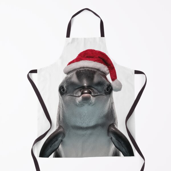 Item preview, Festive Vaquita in Santa Hat designed and sold by LazyOwlStore.