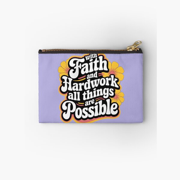 Item preview, With faith and hardwork all things are possible  designed and sold by PBDigitalHub.