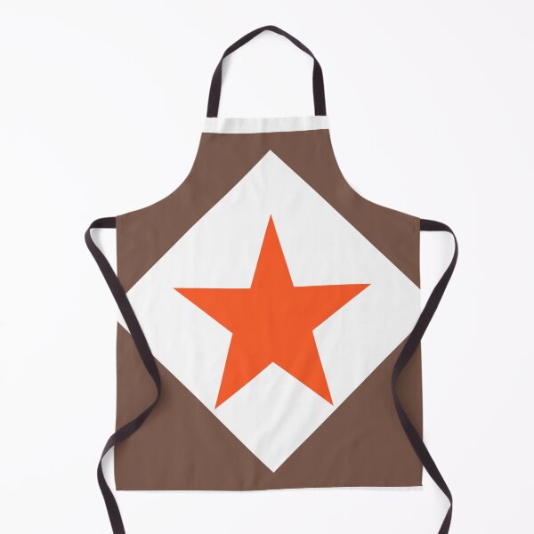 Item preview, Fiery Orange Star in Black Diamond: Minimalist Geometric Abstract Art Design designed and sold by Faali950.