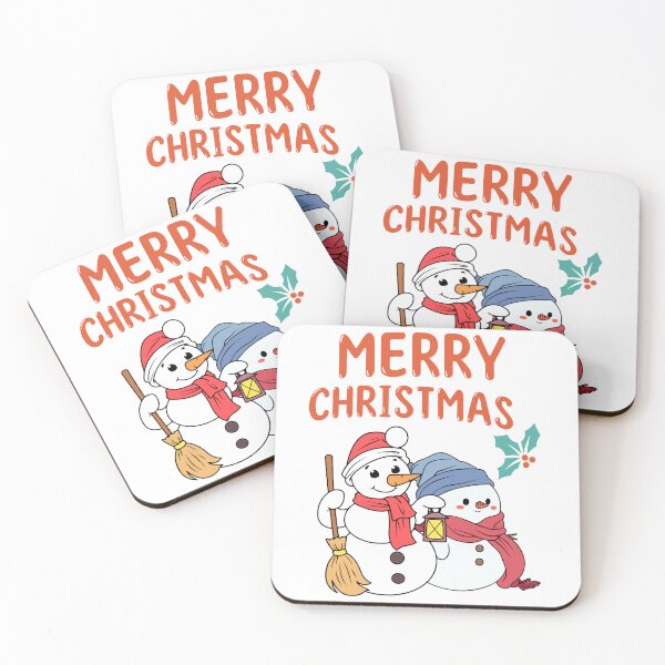 Item preview, Double the winter fun: The snowman duo "Merry Christmas" shirt designed and sold by Tedus Design.