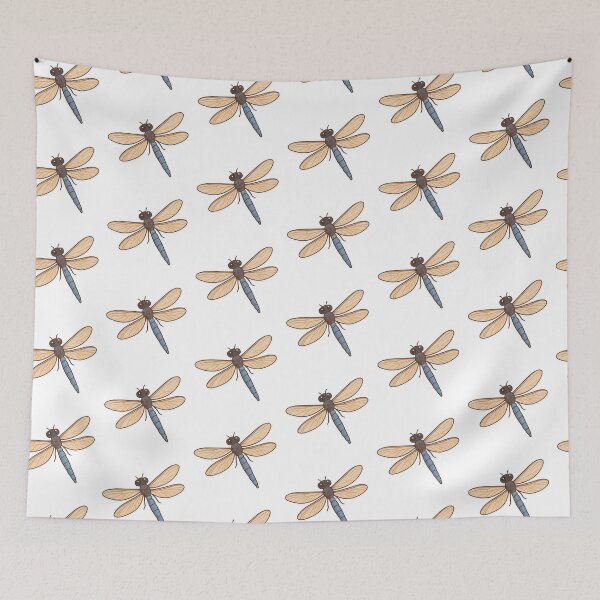 Item preview, Blue Skimmer Dragonfly designed and sold by TrieuArt.