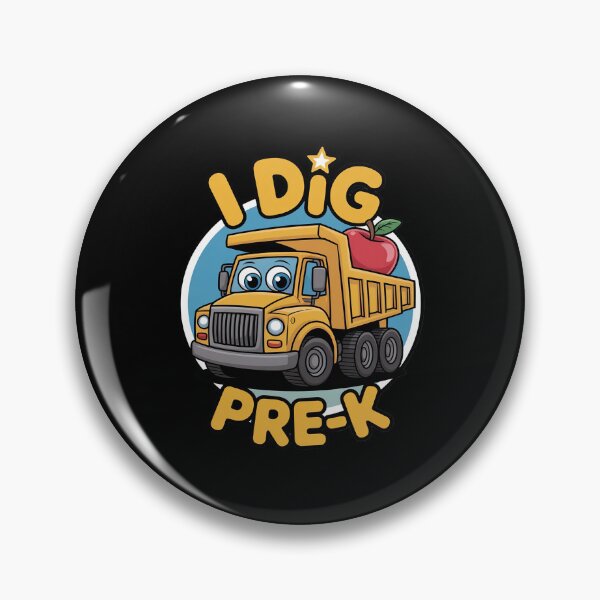Item preview, I Dig Pre-K Truck Back to School Kids Funny designed and sold by NetoGalaxy.