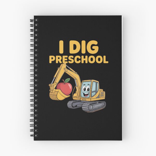 Item preview, I Dig Preschool Cute Digger Back to School designed and sold by NetoGalaxy.