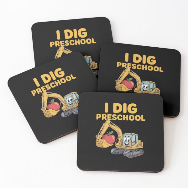 Item preview, I Dig Preschool Cute Digger Back to School designed and sold by NetoGalaxy.