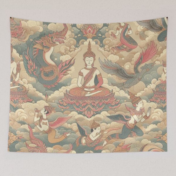 Item preview, Thai art pattern  designed and sold by Boru-Atisuto.