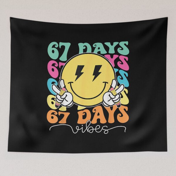 Item preview, 67Th Day Of School Vibes 67 Days Smarter Teacher Boys Girls designed and sold by facegm.