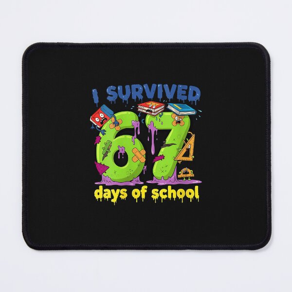 Item preview, Womens I Survived 67 Days Of School Teachers Students Monster 67 designed and sold by facegm.