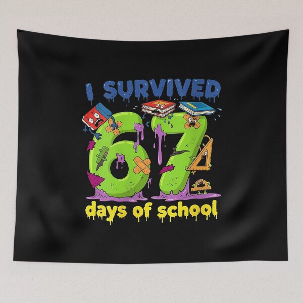 Item preview, Womens I Survived 67 Days Of School Teachers Students Monster 67 designed and sold by facegm.
